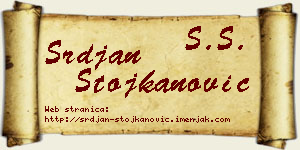 Srđan Stojkanović vizit kartica